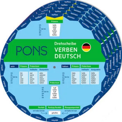 Image de PONS Drehscheibe Verben Deutsch
