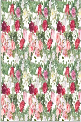 Produktbild von MuchoWow® Poster Pfingstrose - Blumen - Farben - Rosen 120x180 cm - Kunstposter