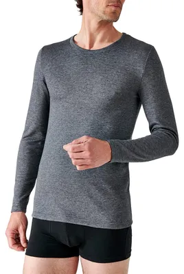 Productafbeelding van Damart heren T-shirt met lange mouwen, thermisch ondergoed, grijs (grijs)