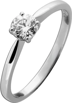 Produktbild von Verlobungsring Platin 950 Natur Brillant 0.50ct 18