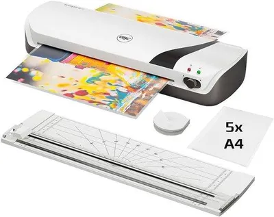 Productafbeelding van 4-in-1 Lamineerset met A4 Lamineerapparaat, Papiersnijder en Hoekafronder