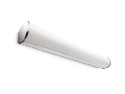 Obrázek produktu pro Philips myBathroom Nástěnné svítidlo Fit, 3×, Zarovnané, 3 žárovek, Žárovky bez možnosti výměny, 2700 K, IP44, Bílá, Chrom