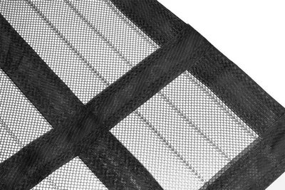 Zdjęcie produktu dla TG64366 MOSKITIERA na DRZWI OKNO BALKONOWE BARDZO MOCNA SOLIDNA 80/90/100 x 210/220 czarna