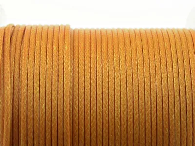 Produktbild von Vintageparts 10 m Polyesterkordel gewachst orange 1 mm