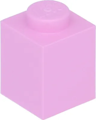 Zdjęcie produktu dla Lego® 10 elementów 3005 Brick Brick 1x1 Part Basic Bricks 10 Jasnoróżowy