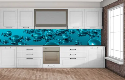Produktbild von Küchenrückwand Folie selbstklebend TROPFEN 350 x 60 cm - Klebefolie - Dekofolie - Spritzschutz für Küche -