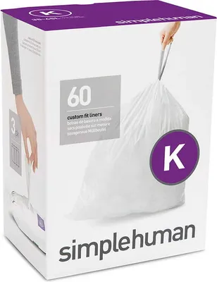 Zdjęcie produktu dla Wkłady do kosza 3 x 20 sztuk - rozmiar K 35-45L / simplehuman