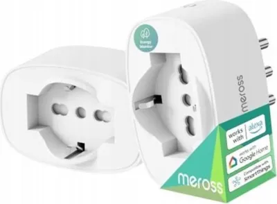 Produktbild von Meross Italienische WLAN-Steckdose, Smart Steckdose mit Energieüberwachung