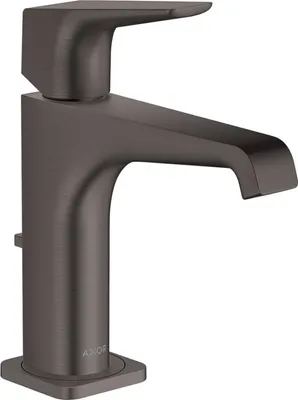 Produktbild von Einhebel-Waschtischmischer 125 AXOR CITTERIO E DN 15 m HGri m ZAG 1 1/4Zoll bru bl chro mit Zugstangen-Ablaufgarnitur 1 1/4Z brushed black chrome