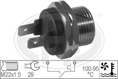 Produktbild von ERA 330168 Temperaturschalter Kühlerlüfter Thermoschalter für OPEL Kadett E CC (T85) Corsa A CC (S83) Omega A Limousine (V87) Kadett E Cabrio (T85)
