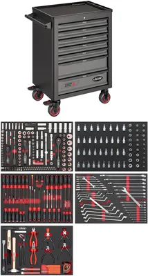 Produktbild von VIGOR Werkstattwagen Series L mit Sortiment V4560 344-teilig