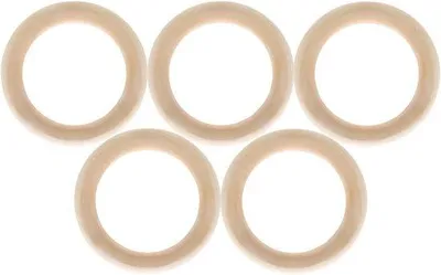 Zdjęcie produktu dla Zestawy drewnianych kółek, opakowanie 12 sztuk, 80 mm – dekoracje drewniane, drewno naturalne, rękodzieło