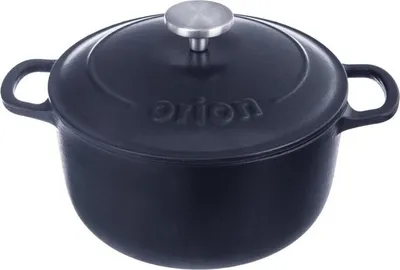 Obrázok produktu pre ORION Liatina Smalt Hrniec S Pokrievkou 33 L ⌀ 22 cm 113347