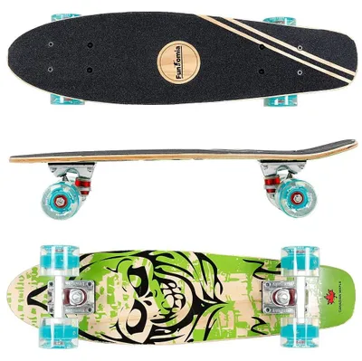 Zdjęcie produktu dla Mini deska skateboardowa o wysokości 65 cm, wykonana z wysokiej jakości, 7-warstwowego klonu