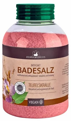 Obrázok produktu pre Herbamedicus Kúpeľová soľ s extraktom z čertovho pazúra (575g), 104688