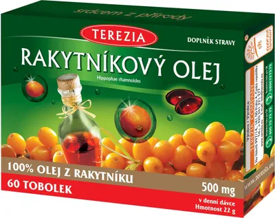 Produktbild von TEREZIA Sanddornöl 100% Kapseln 60