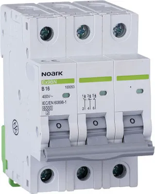 Immagine prodotto di Interruttore Noark 100054 3P, B, 20 A, 6 kA
