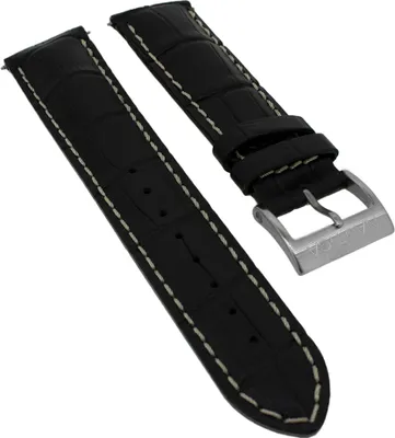 Produktbild von Nautica Herren Chronograph Uhrenarmband 22mm Krokoprägung Leder A29504
