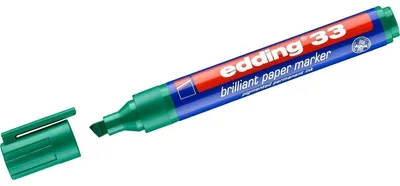 Produktbild von Edding 33, 1 Stück(e), Grün, 1 mm, 5 mm, 138 mm, 19 mm