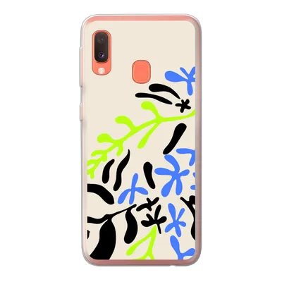 Produktbild von MuchoWow® Handyhülle Schutzhülle Hülle für Samsung Galaxy A20e Blatt - Abstrakt - Muster Silikon Softcase Handy Hülle - Abdeckung