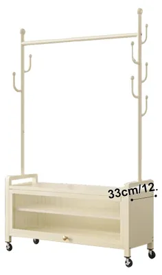 Produktbild von Garderobe, Metallkonstruktion, modernes Design, Weiß