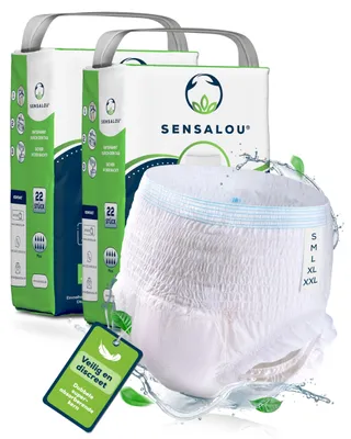 Image de Couches absorbantes taille S pour incontinence sévère (44 pièces)