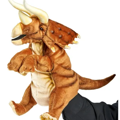 Produktbild von Hansa Creation - Kuscheltier - Handpuppe Triceratops