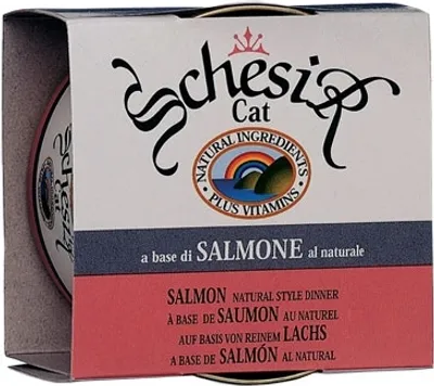 Produktbild von Schesir Cat Natural Lachs (85 g)