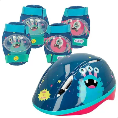 Produktbild von Colorbaby Kinderskate-schutzset Mit Rippen Und Monsterhülle Mehrfarbig  Mehrfarbig One Size
