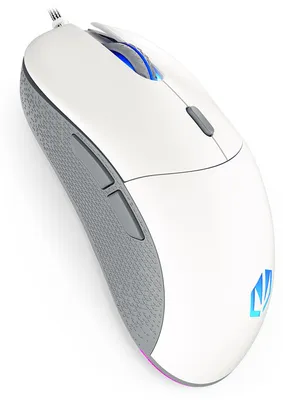 Produktbild von ENDORFY Maus für Gamer GEM Plus Onyx White, ARGB, Gewicht 67g, 19000 DPI