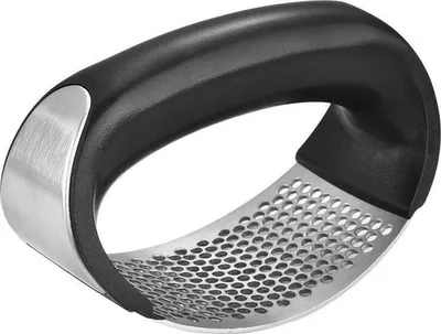 Productafbeelding van Jumada - Knoflookpers - Knoflookpersen - Roestvrij staal - Zilver/zwart