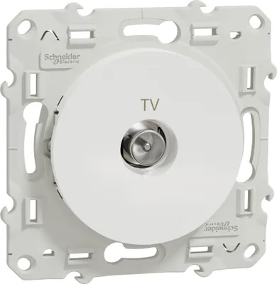 Image de Odace - prise TV simple - blanc - SCHNEIDER ELECTRIC - S520445