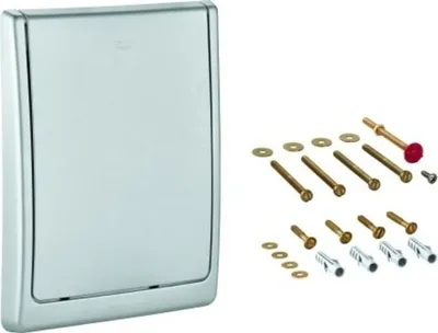 Produktbild von Grohe Abdeckplatte komplett für WC-Druckspüler Wandeinbau matt verchromt - 43179P00