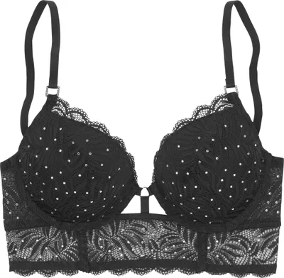 Produktbild von LASCANA Push-up-BH schwarz Größe 75 Cup B