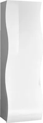 Immagine prodotto di Dmora Armadio Multiuso 1 Anta Azalea 40x187.2h cm Bianco Bianco Lucido, Un'anta 2 Vani Italy