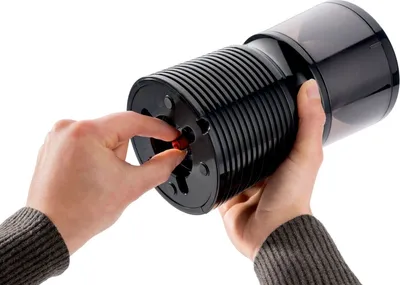 Produktbild von Bleistiftspitzmaschine elektrisch 210 8-11mm schwarz Packung mit 8 Stück