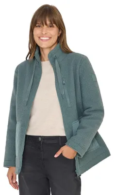 Produktbild von Cecil Kuschelige Jacke mit Details ice hill green S