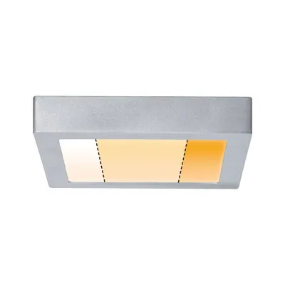 Zdjęcie produktu dla Plafon LED kwadratowy CARPO chromowany 13W zmienna (ciepła / zimna / neutralna) 1050lm tworzywo sztuczne wym:3,8x22,5x22,5cm IP20 Paulmann