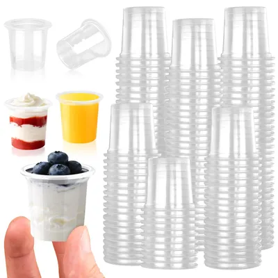 Plastik-Schnapsgläser 300 Stück 2 cl durchsichtig