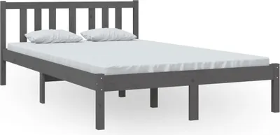 Obrázek produktu pro vidaXL Postel z masivu šedá 120x200 cm