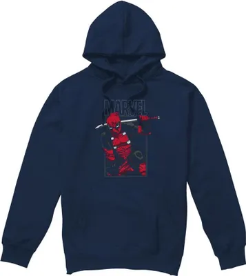 Obrázek produktu pro Deadpool - Mikina s kapucí pro muže/dámy Uni TV28515 (L) (Navy)