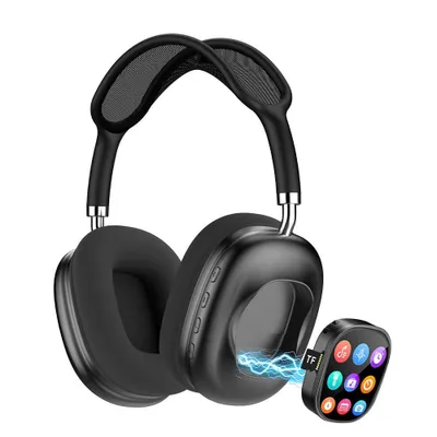 Produktbild von Drahtloses Bluetooth-Headset mit magnetischer Touch-Steuerung, LED-Digitaldisplay, Geräuschunterdrückung und tragbaren Ohrhörern