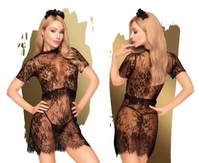 Produktbild von PENTHOUSE LINGERIE Poison Cookie M-L schwarz
