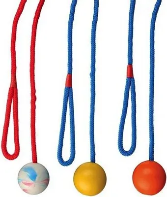 Zdjęcie produktu dla Trixie Piłka gumowa na sznurku 5/100cm [3304]