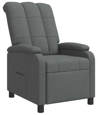 Obrázek produktu pro vidaXL Recliner Dark Grey Fabric
