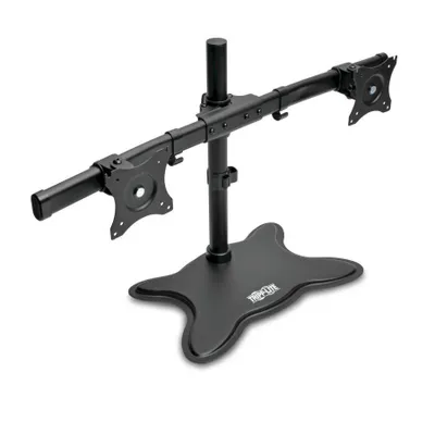 Produktbild von Eaton DDR1327SDD Tisch-Montageständer für zwei Monitore 13 bis 27 Zoll Flachbildschirme, 12 kg, 33 cm (13"), 68,6 cm (27"), 100 x 100 mm, Höhenverstellung, Schwarz