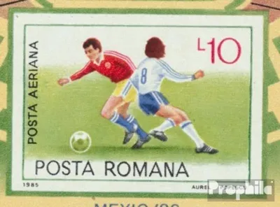 Produktbild von Briefmarken Rumänien 1985 Mi 4199 (kompl.Ausg.) postfrisch Fußball-WM 1986