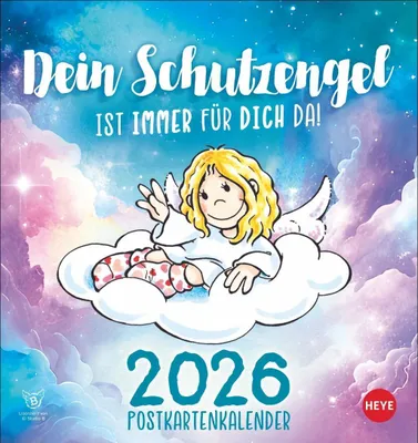 Produktbild von Schutzengel Postkartenkalender 2026
