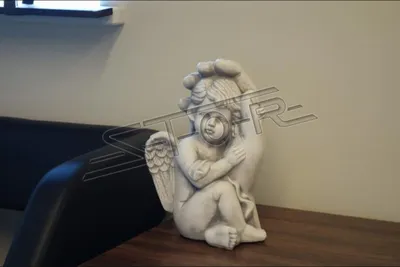 Obrázek produktu pro Grabengel Kreuz Grab Deko Grabschmuck Stein Dekoration Statue Skulpturen S201182
