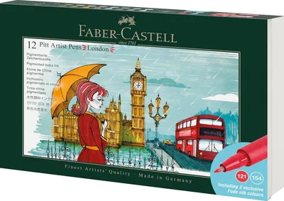 Obrázek produktu pro Faber-Castell Pitt Artist, 12 kusů, Kartonová krabička
